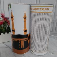 Gambar celengan target jumbo ka bah xxl permanen tabungan haji mekah dari citra electronic01 Kab. Tangerang 1 Tokopedia