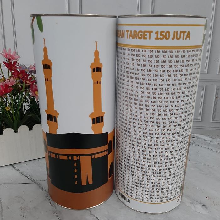 Gambar celengan target jumbo ka bah xxl permanen tabungan haji mekah dari citra electronic01 Kab. Tangerang Tokopedia