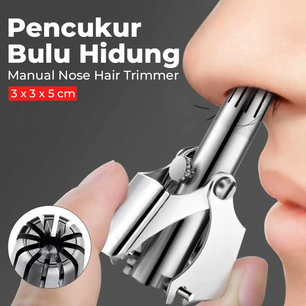 Gunting Bulu Hidung/Alat Cukur Bulu Hidung Manual Nose Trimmer th2810
