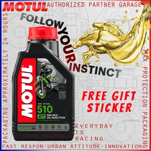 Oli Samping Motor MOTUL 510 Powerlube 2T 1L Murah Asli
