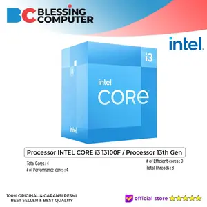 Processor INTEL CORE i3 13100F / Processor 13th Gen