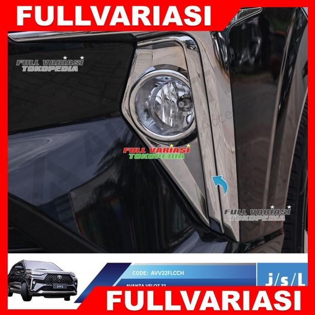 Gambar Cover Foglamp Chrome Lampu kabut Veloz 2022 up Fog Lamp dari Full Variasi Jakarta Kota Administrasi Jakarta Timur Tokopedia