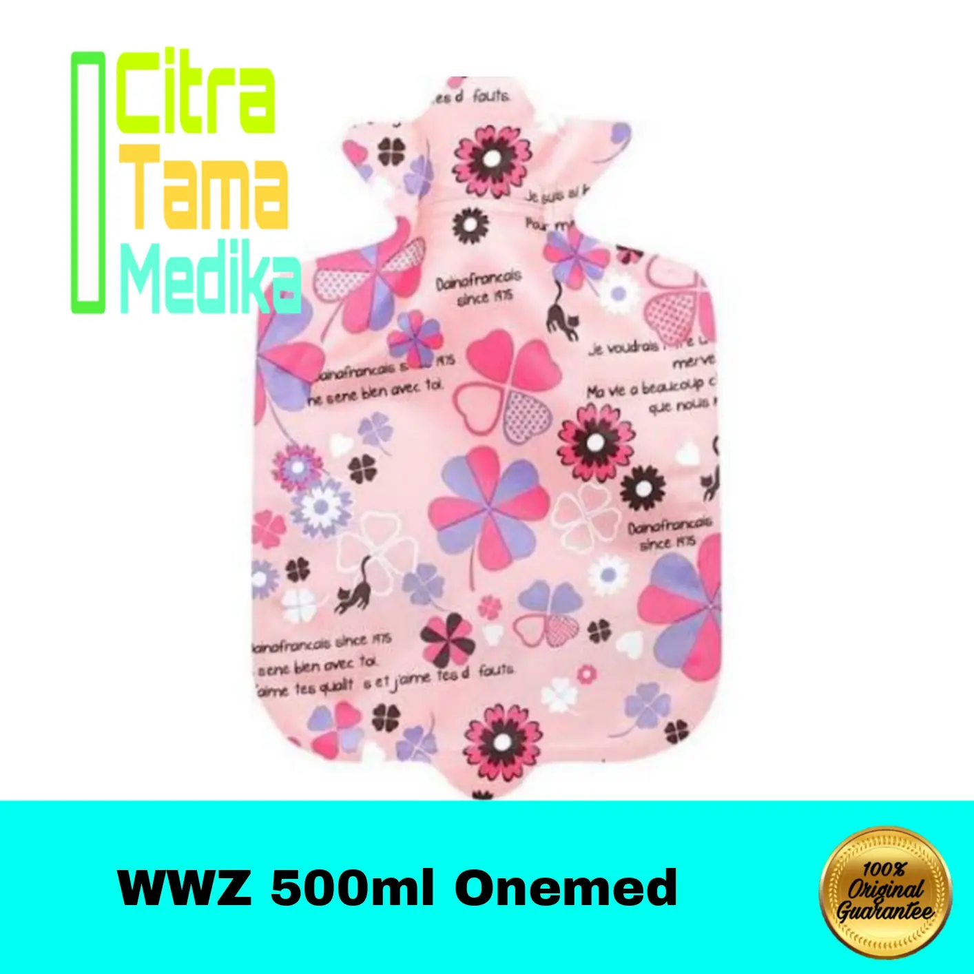 Bantal Kompres Hangat WWZ 500 ml Onemed / Kantong Buli Buli Panas