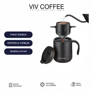 Saringan Kopi Stainless V60 Dripper with Coffee Tumbler 350 ML