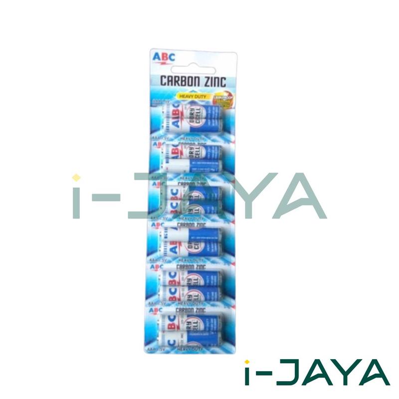 Baterai ABC Biru AAA/A3 isi 12 pcs butir - Batere/Battery/Batre R03 ...