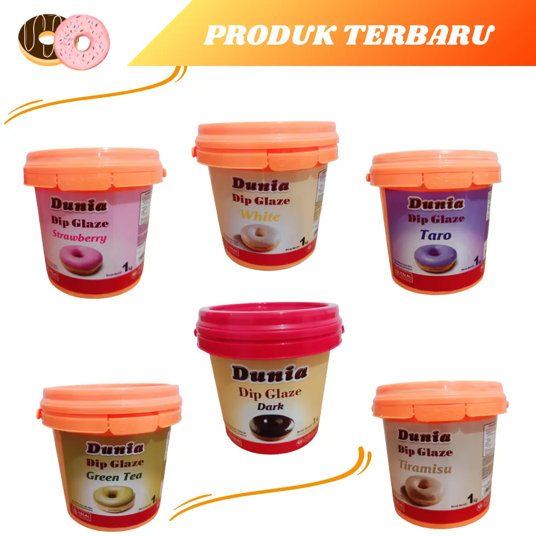 Dunia Dip Glaze All Variant 1 Kg / Selai DUNIA/ Selai Donat