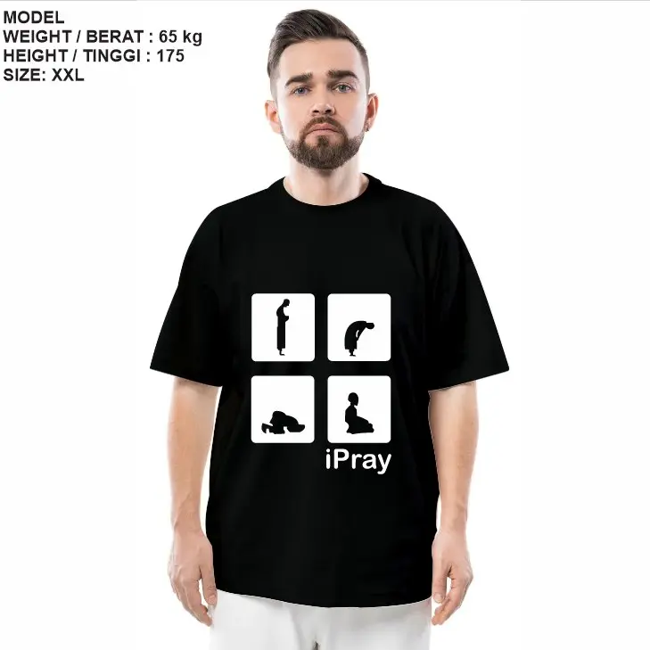 SAKAZUKI KAOS BAJU DAKWAH ISLAM I PRAY Kaos Muslim Islam 2