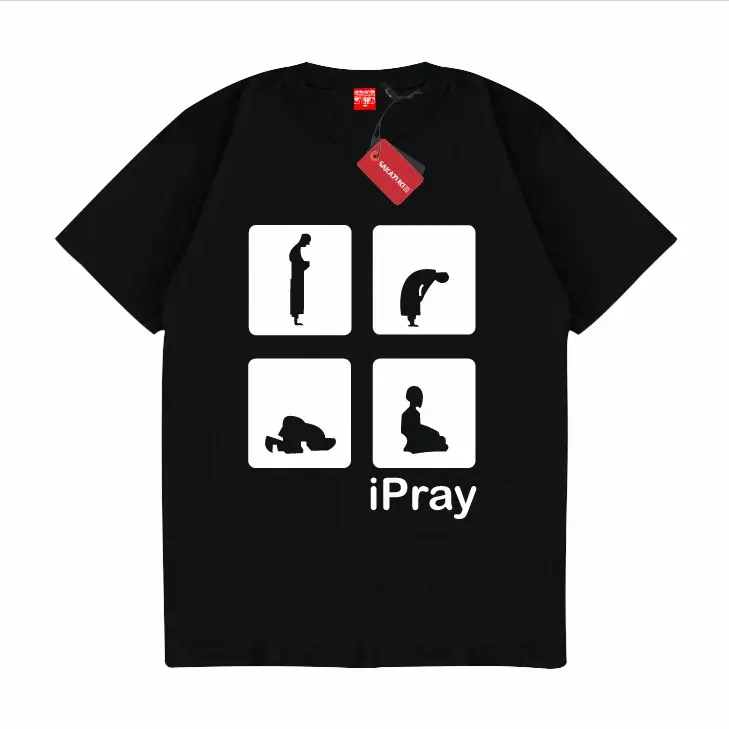 SAKAZUKI KAOS BAJU DAKWAH ISLAM I PRAY Kaos Muslim Islam 3