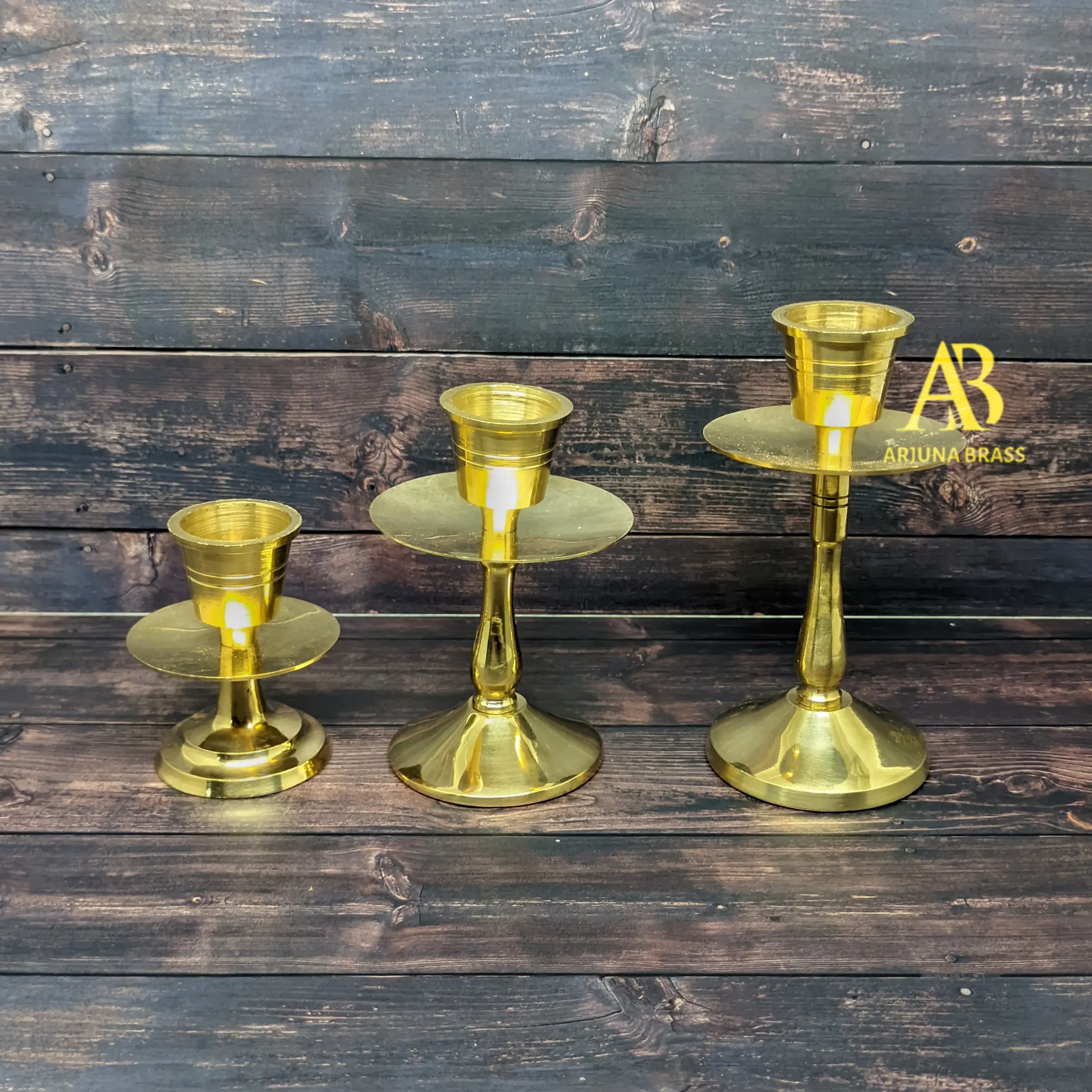 tempat lilin candle holder brass kuningan size Small