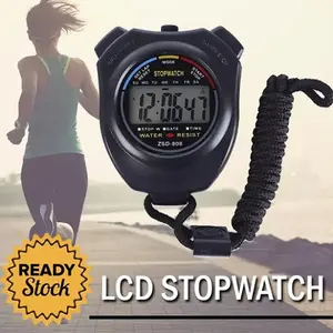 Stopwatch Digital Profesional Design Sports - Alat Pengukur Waktu