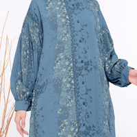 Gambar ZM Zaskia Mecca - Yetta Navy Tunik- Romansa Khatulistiwa Bunga Simpur dari ZM Zaskia Mecca Kab. Bogor 5 Tokopedia