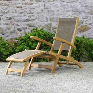 Kursi Lipat Outdoor Kayu Jati || Steamer Chair
