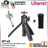 Gambar Ulanzi MT-08 Extendable Mini Tripod with Holder for Smartphone dari Matrix Camera Kota Administrasi Jakarta Barat 1 Tokopedia