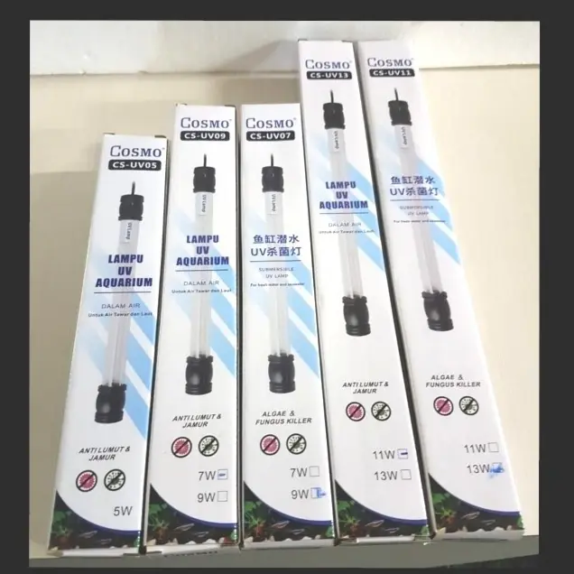 Lampu UV Anti Lumut Jamur Alga CSUV UVC Cosmo Ultra Violet Sterilizer 2