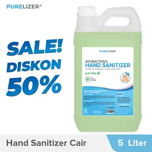 Handsanitizer 5 Liter Cair [Izin KEMENKES] PURELIZER Refill Spray 5L