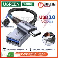 Gambar UGREEN Kabel OTG Type C to USB 3.0 Nylon braided - DONGLE 50283 dari Edgecom Kota Administrasi Jakarta Pusat 1 Tokopedia