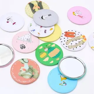 Cermin kaca mini bulat lucu bingitzzz 0