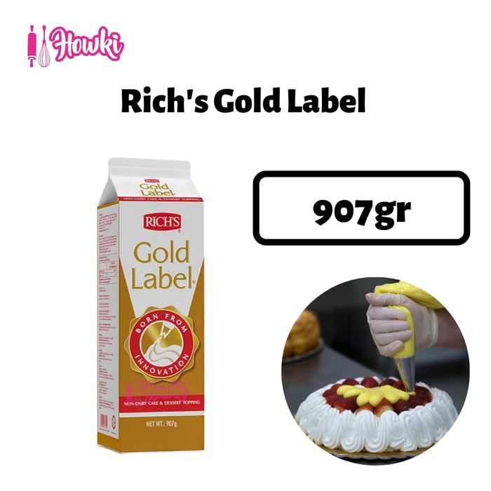 Gambar RICHS Gold Gold Label 907ml (WAJIB OJEK) dari Tbkhowki Kota Bekasi Tokopedia