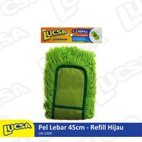 Gambar Pel Lebar 45cm Refill Pel Sapu Lantai Lobby Dust Mop Lucsa LM-1509 - Biru Muda dari TCHOME TOKOPEDIA Kota Administrasi Jakarta Utara 4 Tokopedia