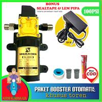 Gambar paket pompa booster khusus toren - sinleader 100psi otomatis cut off dari ArtmanCorp Kab. Bogor 1 Tokopedia