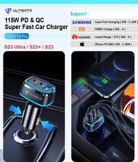 Gambar Car Charger Samsung S23 Ultra S23+ Super Fast Charging 115W CCH115 Pro dari Ultimate Power Official Kota Administrasi Jakarta Pusat 1 Tokopedia