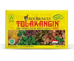 Sidomuncul Tolak Angin Cair Antangin Sidomuncul 1 Box Isi 12 Sachet 15ml Obat Herbal Untuk Masuk Angin Dengan Madu