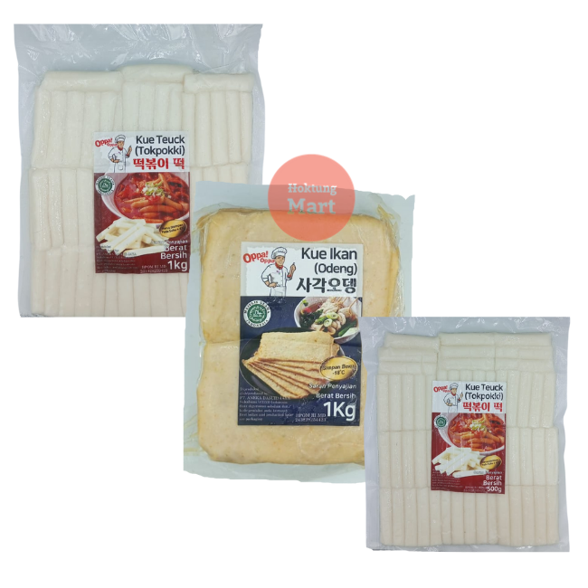 Oppa Rice Jual Oppa Tteokbokki atau Odeng Oden Topoki / Toppoki Rice Cake 1kg ...