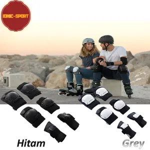 Oxelo Dekker Set Pelindung Adult 2 x 3-Piece MF500 Protectors Sepatu Roda Skuter Skateboard Inline Skate Original