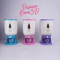 Gambar Dispenser Beras 12KG Tempat Penyimpanan Multifungsi Beras Otomatis dari Adelinestore16 Kota Surabaya 1 Tokopedia