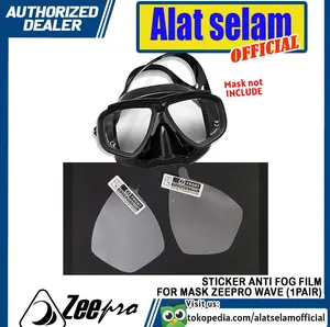 Sticker Anti Fog Kabut Embun Film Mask Zeepro Wave Diving Selam 1 Pair