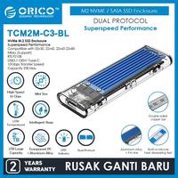 Gambar Orico TCM2M C3 - M.2 NVMe SATA SSD Enclosure Transparant Dual Protocol dari Duta Mandiri Infokom Kota Administrasi Jakarta Pusat 1 Tokopedia