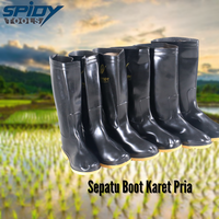 Gambar Sepatu Boots Karet Pria Setinggi Betis Sol Anti Slip Buat Kerja Proyek - 40 dari MST TOOLS Kota Administrasi Jakarta Barat 3 Tokopedia