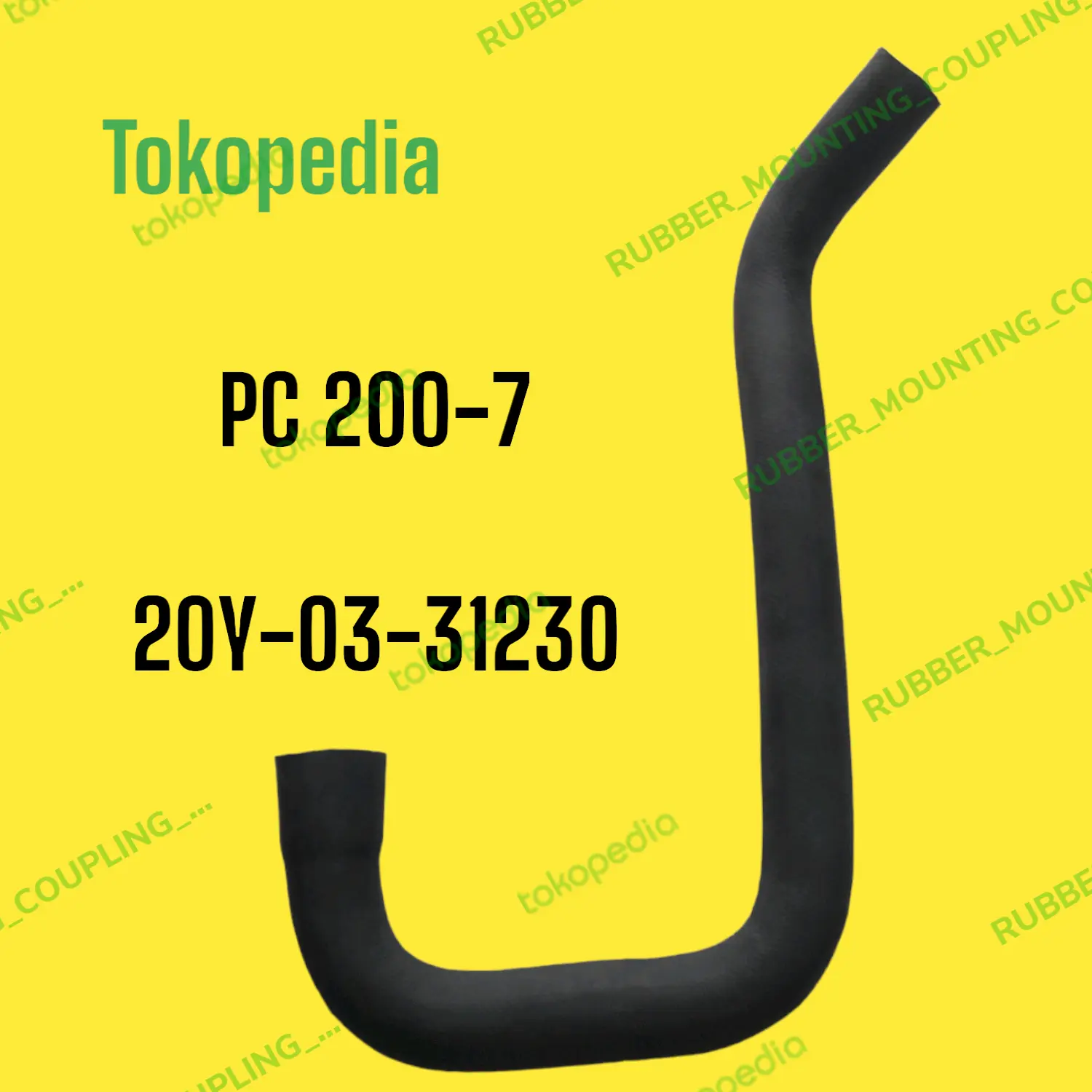 hose radiator excavator Komatsu pc200-7 bawah pn 20y-03-31230