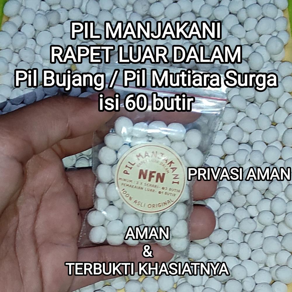 Pil Mutiara Surga / Pil Bujang | Rapet Luar Dalam Ori - isi 60 butir