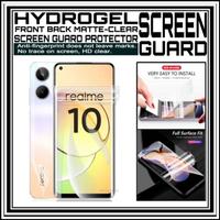 Gambar REALME 10 4G 2022 HYDROGEL FRONT BACK MATTE CLEAR SCREEN PROTECTOR - FRONT, CLEAR/BENING dari Case Thebest Kota Administrasi Jakarta Pusat 1 Tokopedia