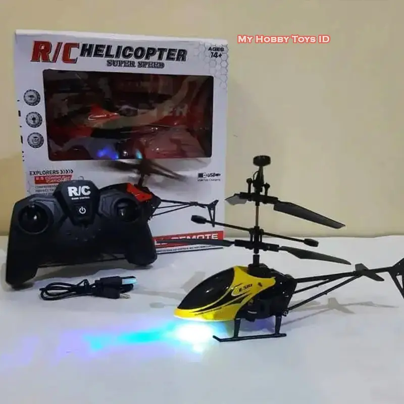 Mainan Anak Laki Laki RC Helikopter Remot Control Speed 2.5Hz Murah 2