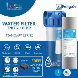 Filter Air Penguin PBF 10 PP Water Filter Tangki, Toren, Tandon