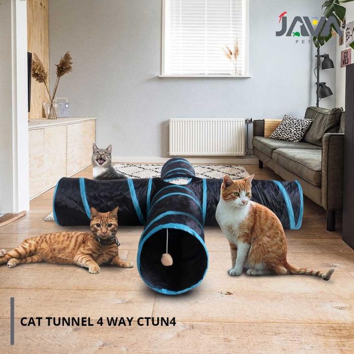 Gambar Cat Tunnel 4 Ways Mainan Terowongan Kucing 4 Cabang CTUN4 dari Java Petco Jakarta Barat Kota Administrasi Jakarta Barat Tokopedia