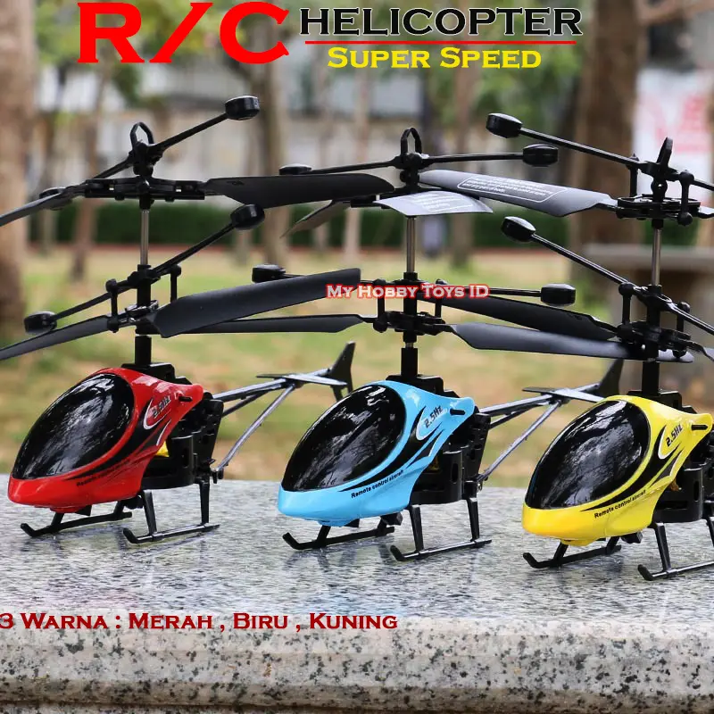 Mainan Anak Laki Laki RC Helikopter Remot Control Speed 2.5Hz Murah 1