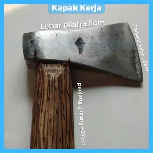 Kampak Kapak kerja Bilah Bambu potong paku Kuat Tajam Kokoh