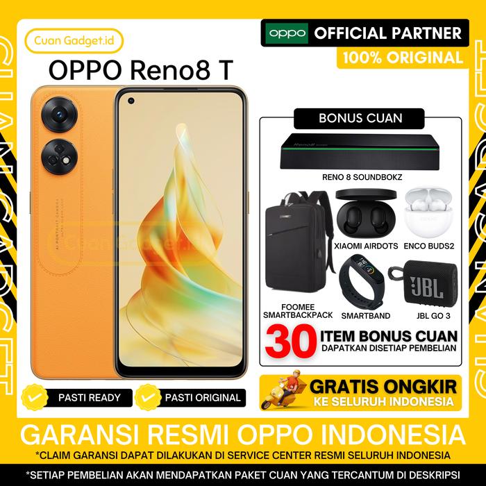 Gambar OPPO RENO 8T 8/256 RENO 8 T 8/256 GARANSI RESMI INDONESIA - MIDNIGHT BLACK, TANPA BONUS dari Cuan Gadget.id Kota Bekasi Tokopedia
