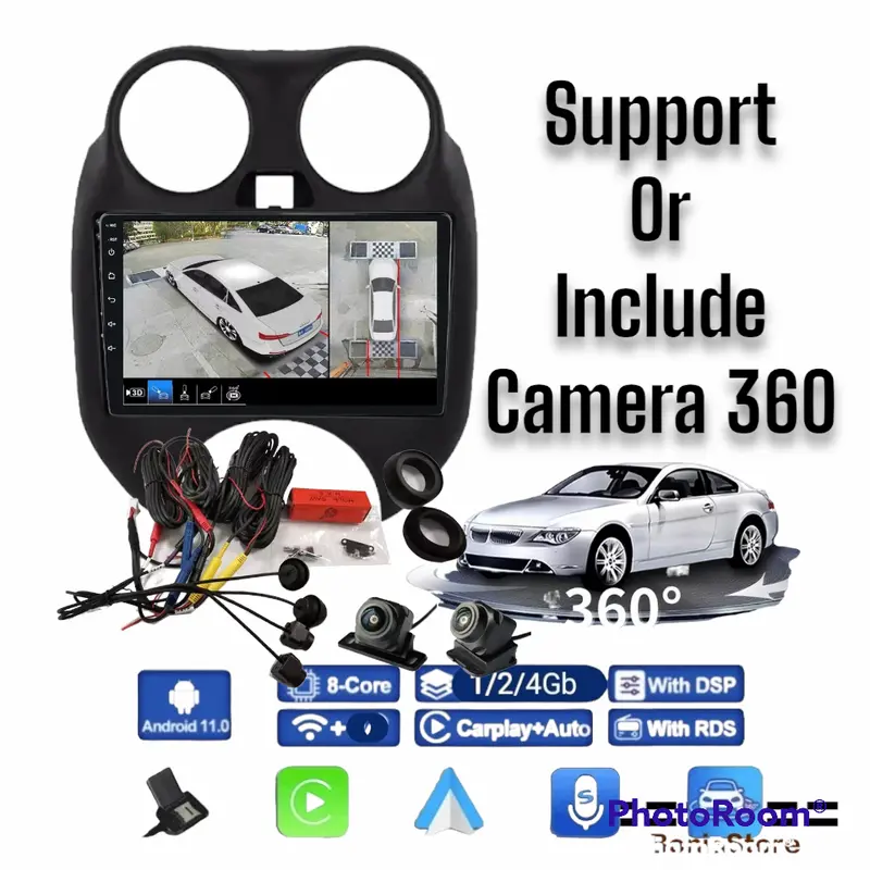Head unit Android utk NISSAN March 2010 Paket full PNP Service Car 3