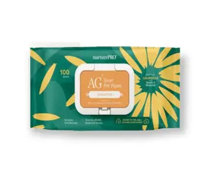 NURTURE PRO AG+Silver Pet Wipes UNSCENTED 100 sheets - Tissue Hewan