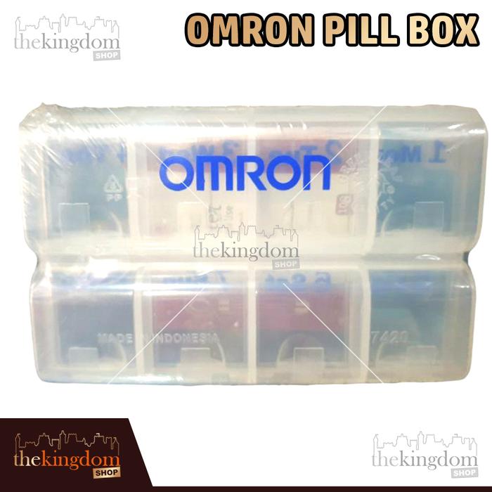 Gambar Omron Pill Box Kotak Obat Tempat Kapsul Tablet dari The Kingdom Shop Kota Administrasi Jakarta Utara Tokopedia