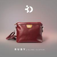 Gambar Gotosovie RUBY SLI Sling Bag Clutch Wanita Meet Up Community - Tan Brown dari Gotosovie Indonesia Kab. Sleman 1 Tokopedia