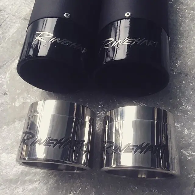 End Caps Knalpot Slipon Model Rinehart Ukuran Diameter 4 in