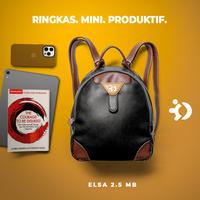 Gambar Gotosovie ELSA MB Backpack Wanita Stylist Productive - Maroon dari Gotosovie Indonesia Kab. Sleman 1 Tokopedia