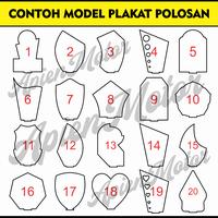 Gambar Plakat Bahan Akrilik Polos tebal 2 mm Tanpa Tulisan dari Apien Sticker Kab. Lebak 1 Tokopedia