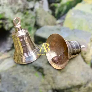 Bell Lonceng Kuningan Unyil Brass Doorbell 02 Polish