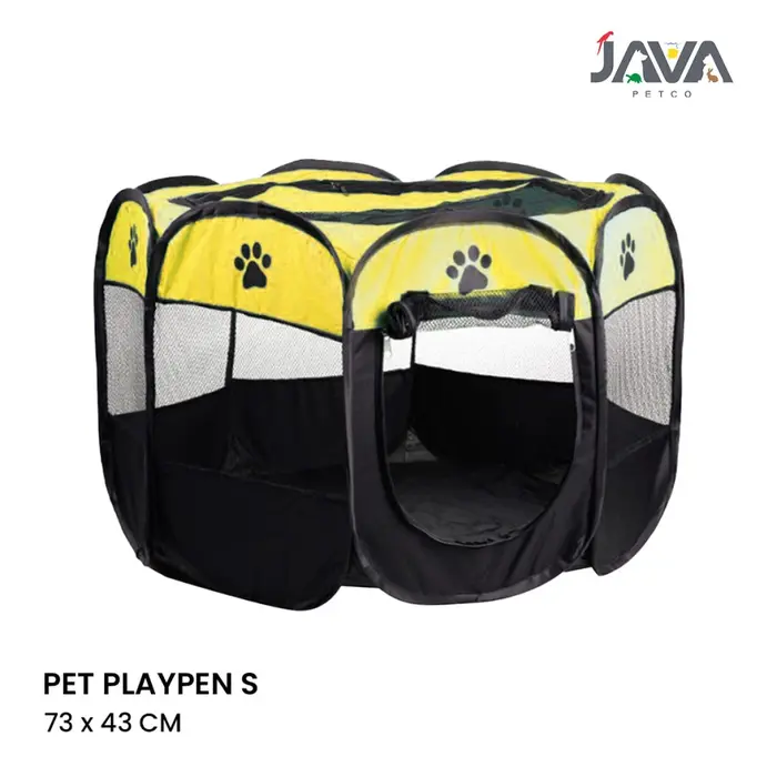 Gambar 【ORIGINAL】 Kandang Flexible Pet Playpen Size S - Kandang Anjing Kucing - Biru Hitam dari Java Petco Jakarta Barat Kota Administrasi Jakarta Barat 3 Tokopedia